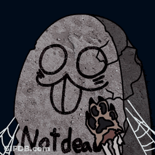 Waving Paw Back From The Dead GIF