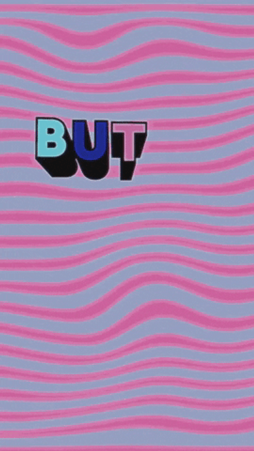 Waving Pink Lines But I'm Like This Transitions GIF