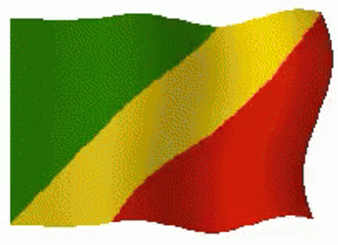 Waving Pixel Flag Republic Of Congo GIF