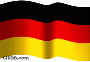 Waving Red Black Yellow Flag GIF
