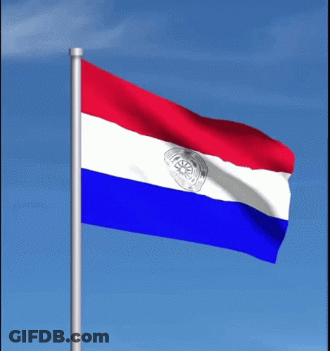 Waving Red White And Blue Flag GIF