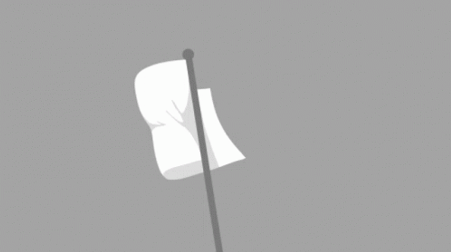 Waving White Flag For Peace GIF