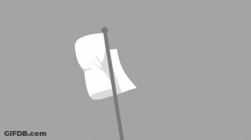 Waving White Flag GIF