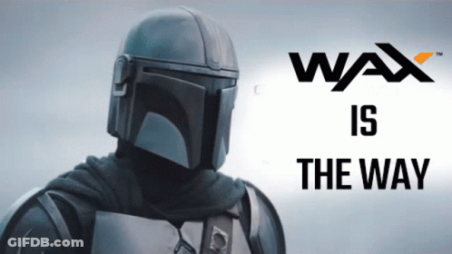 Wax Is The Way Poster With Armored Man GIF