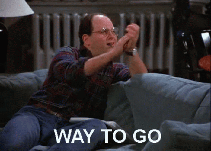 Way To Go George Constanza GIF