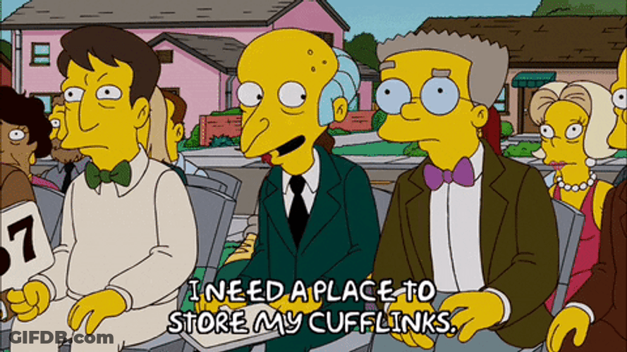 Waylon Smithers Brag On Auctioneer GIF