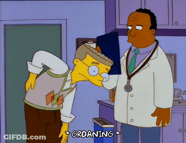 Waylon Smithers I Need A Backiotomy GIF