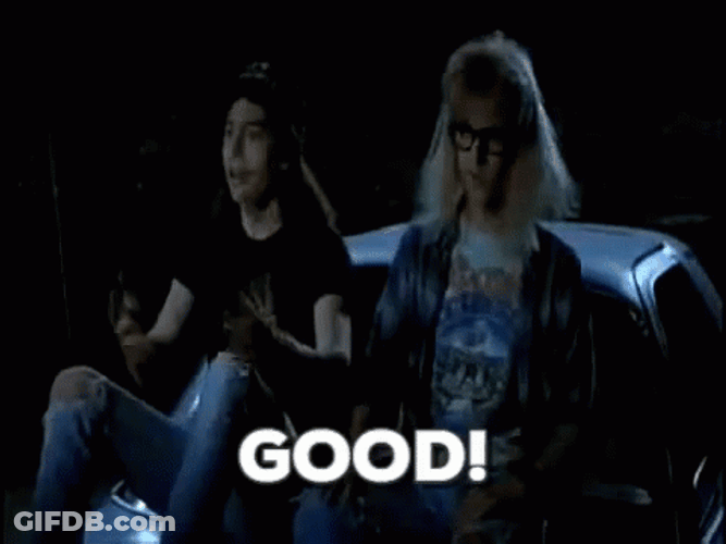 Wayne And Garth Night Watch Good Waynes World GIF