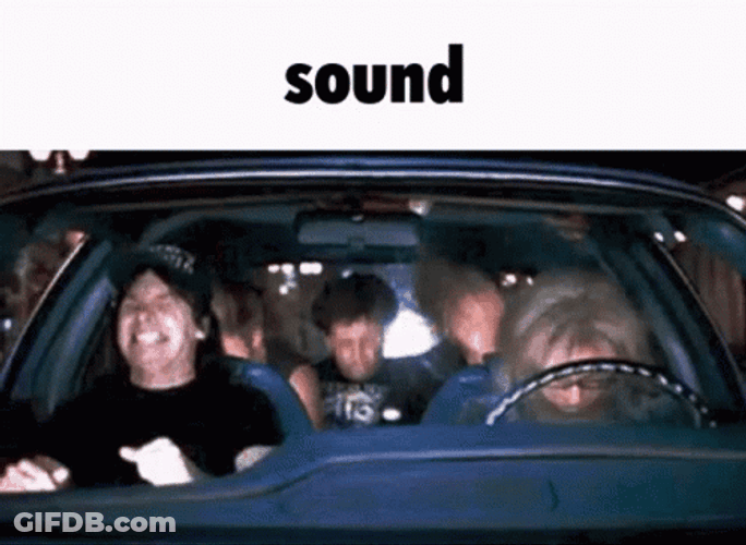 Wayne's World Bohemian Rhapsody Sound GIF