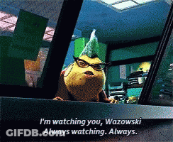 Wazowski I'm Watching You Always GIF