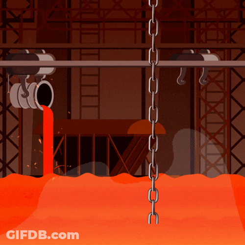 We Are Back Owl Emerging From Orange Liquid GIF