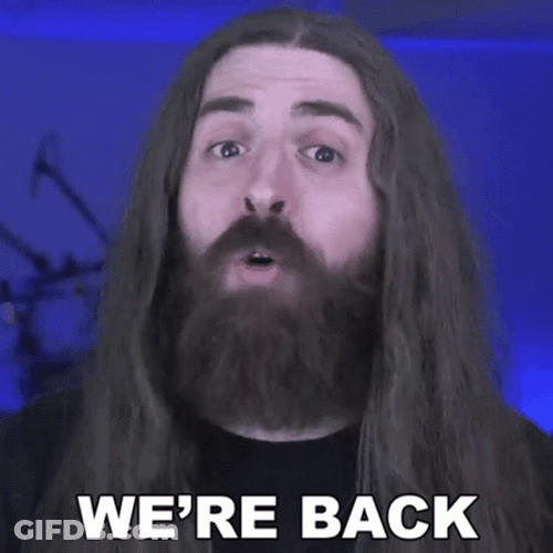 We Are Back Samus Paulicelli GIF