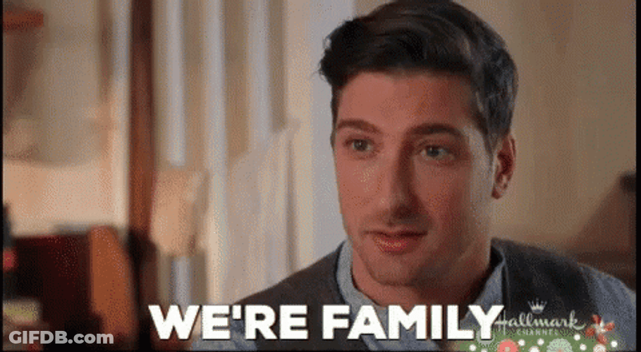 We Are Family Couple GIF