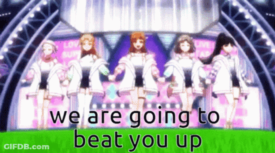 We Are Going To Beat You Up GIF