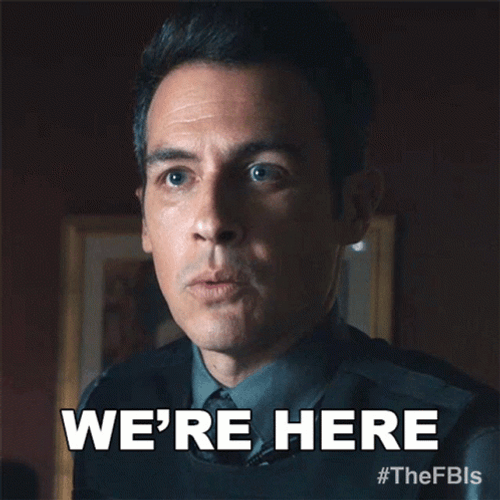 We Are Here To Help You Back Up GIF