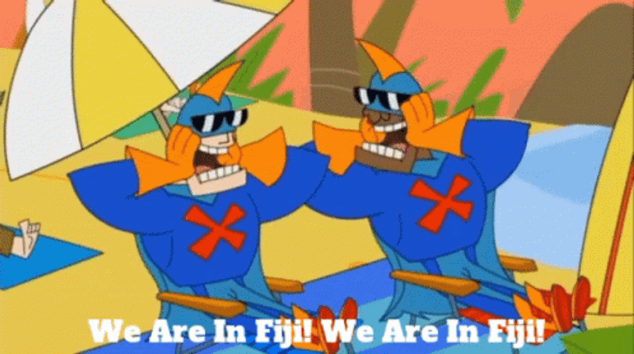 We Are In Fiji Johnny Test GIF