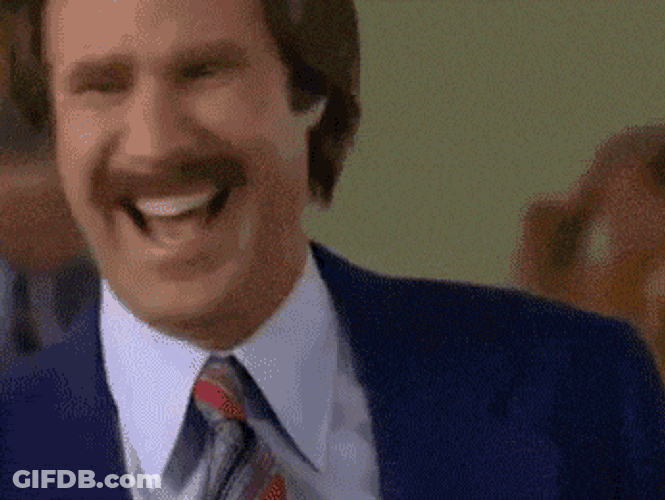 We Are Laughing Anchorman GIF
