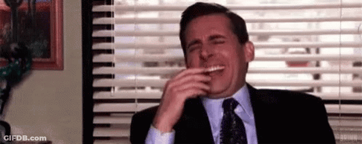 We Are Laughing Michael Scott GIF