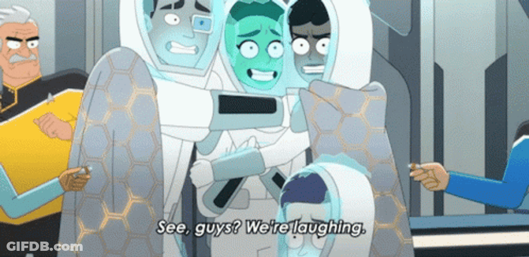 We Are Laughing Star Trek GIF