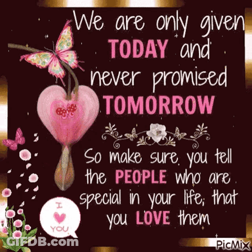 We Are Only Given Today GIF