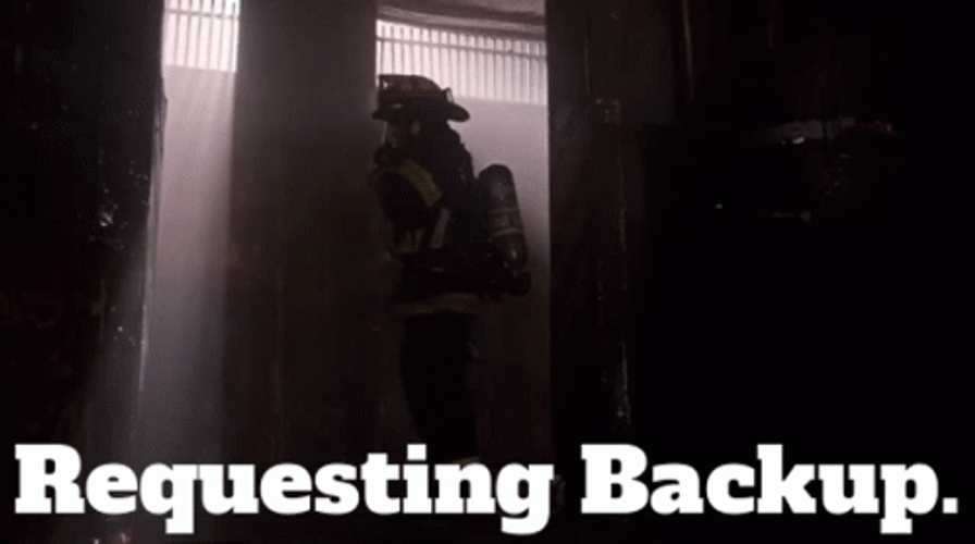We Are Requesting Back Up GIF