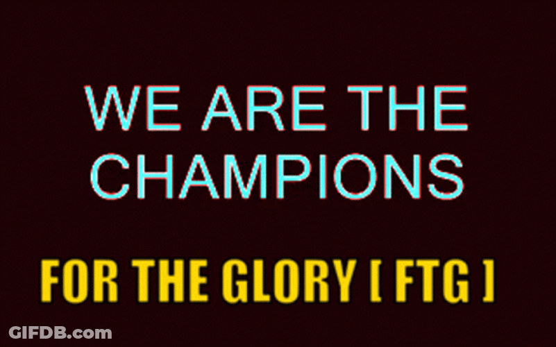 We Are The Champions Minimalist Mobile Art GIF