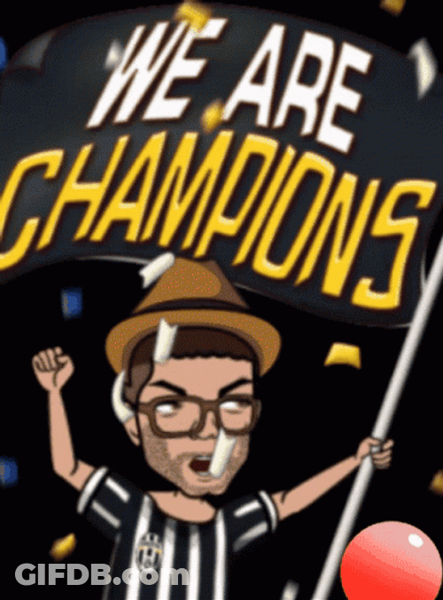 We Are The Champions Moving Logo GIF
