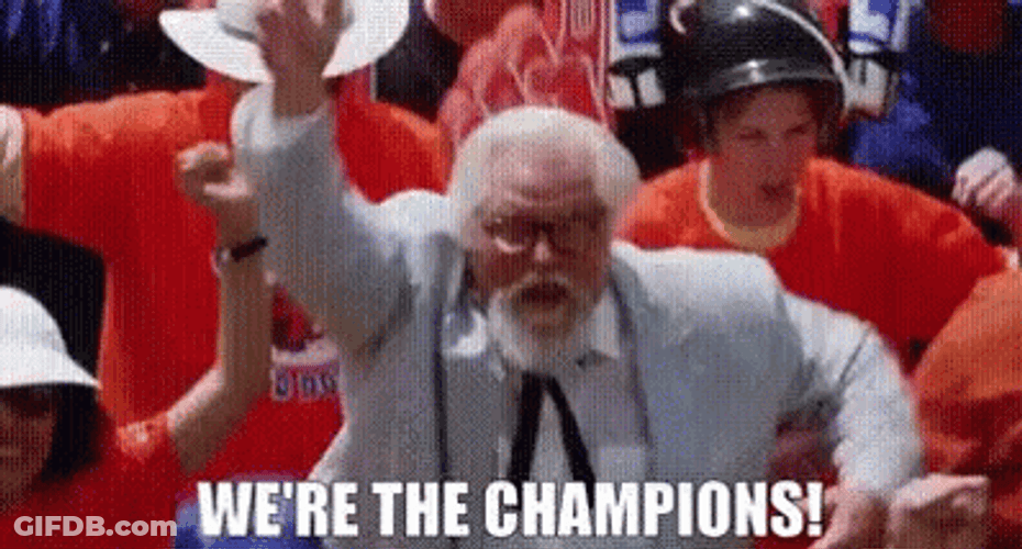We Are The Champions The Waterboy GIF