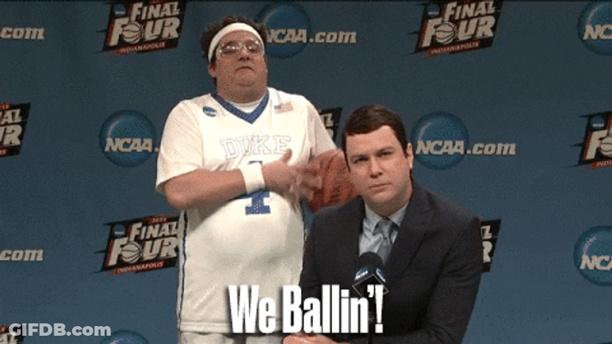 We Ballin Bobby Moynihan Meme GIF