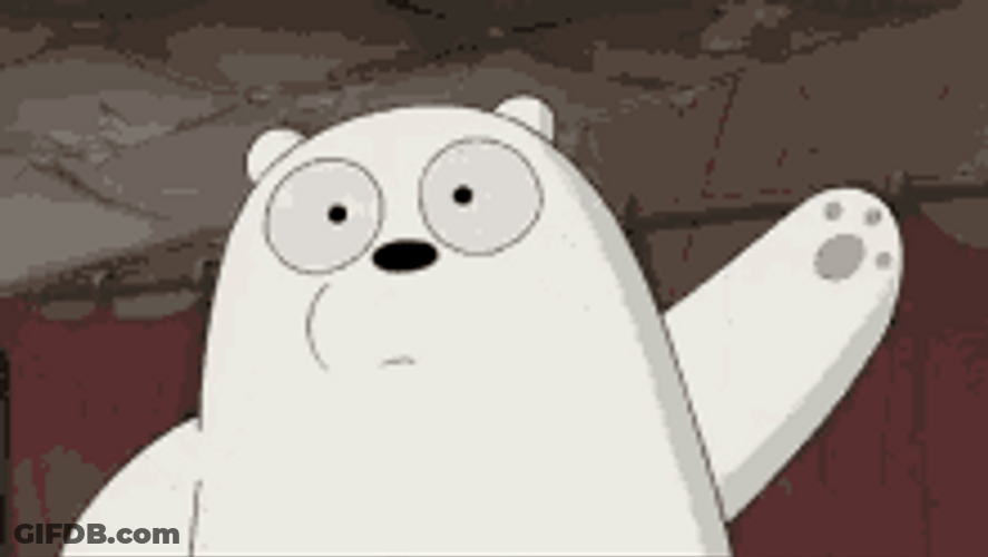 We Bare Bears Cute Ice Dancing GIF
