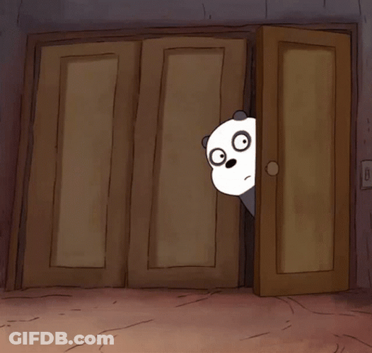 We Bare Bears Knock Knock GIF