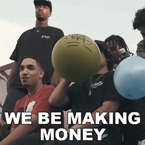 We Be Making Money Rapper GIF