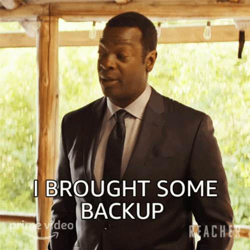We Brought Some Back Up GIF