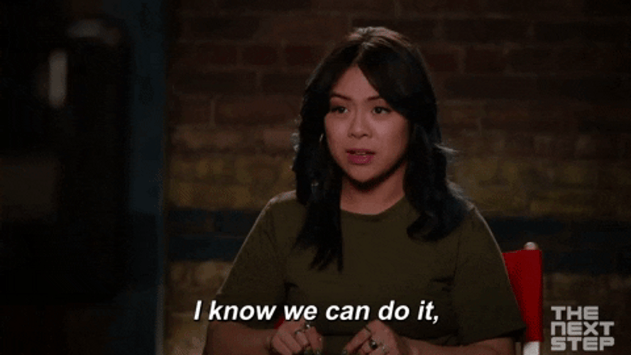We Can Do It Asian Lady Motivational Talk GIF
