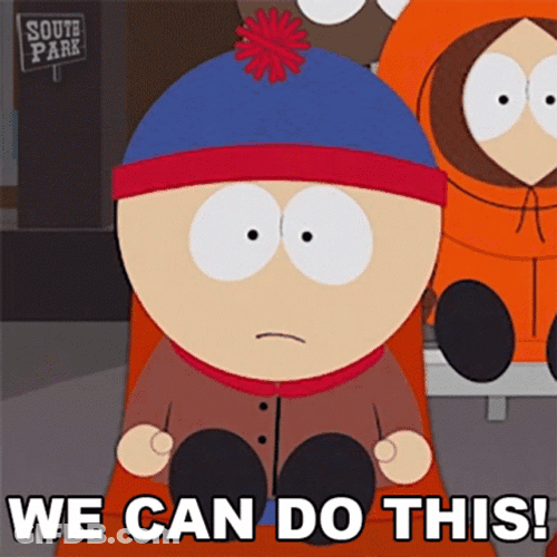 We Can Do It Eric Cartman South Park GIF