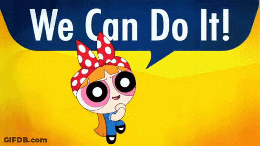 We Can Do It Rosie Riveter Powerpuff Girl GIF