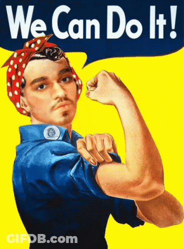 We Can Do It Woman Poster GIF