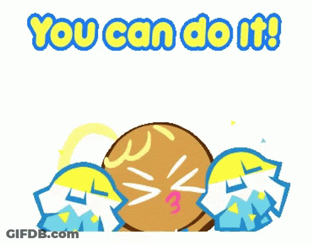We Can Do This Cheerleader Cookie GIF