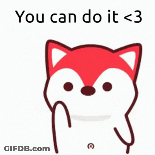 We Can Do This Red Fox GIF