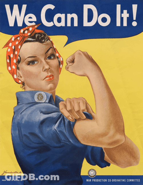 We Can Do This Rosie The Riveter GIF