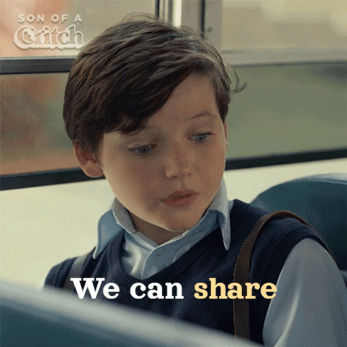 We Can Share Kid GIF