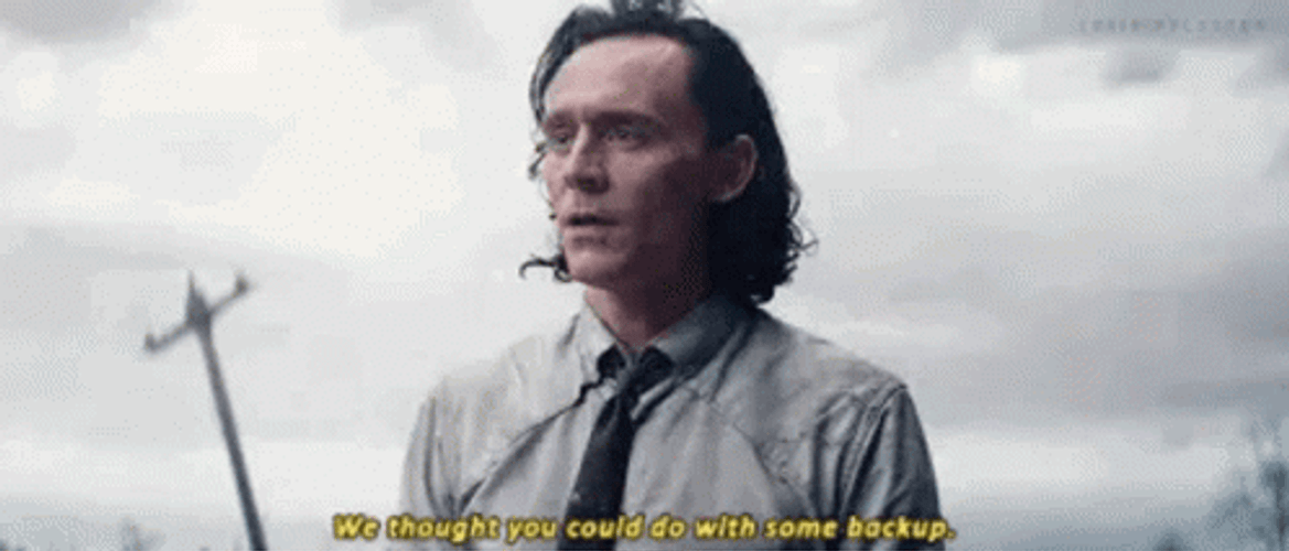 We Could Do Some Back Up GIF