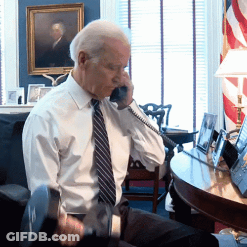 We Did It Joe Biden Lifting Dumbbell GIF