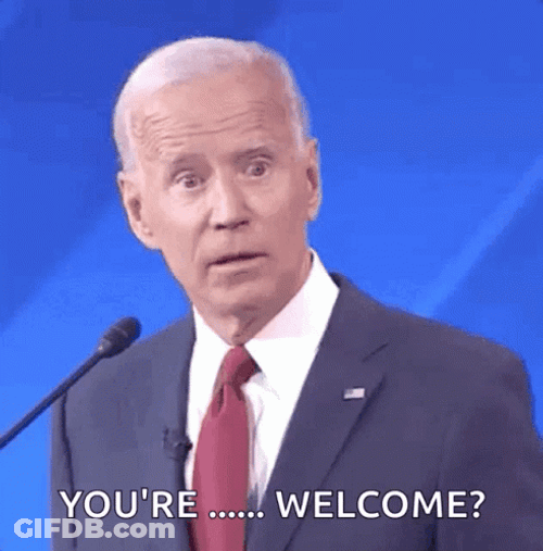 We Did It Joe Biden Stunned Reaction GIF