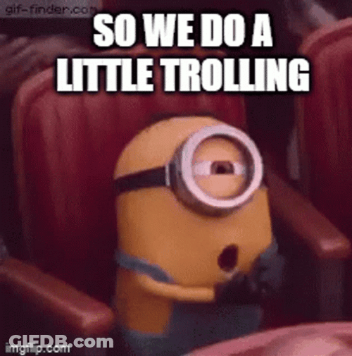 We Do A Little Trolling Minion Clapping Cheering GIF