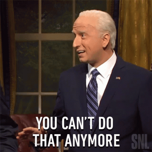 We Don't Do That Here Anymore Folks GIF