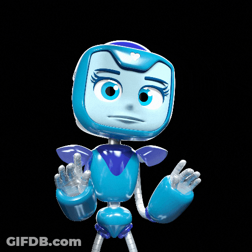 We Don't Do That Here Robot GIF