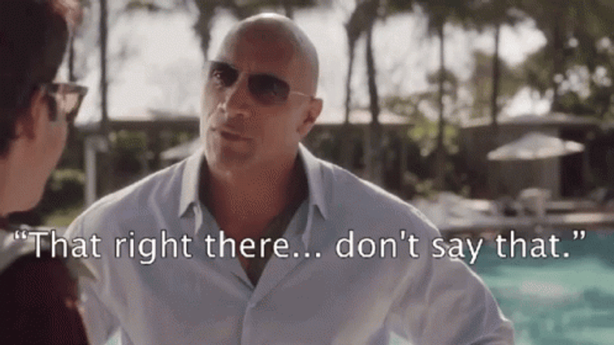 We Don't Do That Right Here GIF
