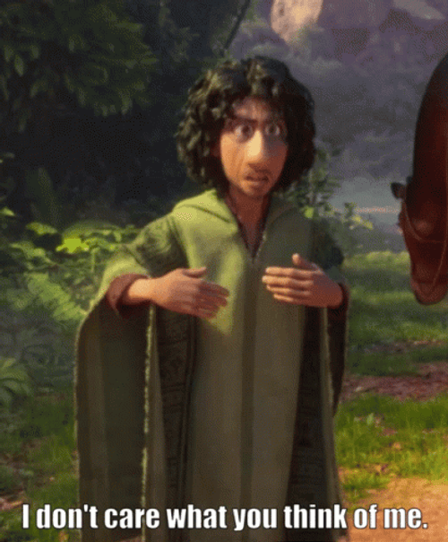 We Don't Talk About Bruno I Don't Care GIF