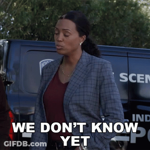 We Dont Know Yet Dr Tara Lewis GIF